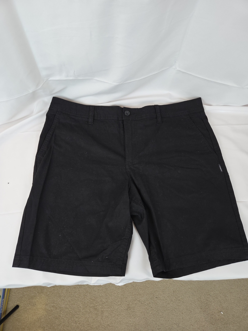 38" Waist O'Neill Black Flat Front Walkshorts
